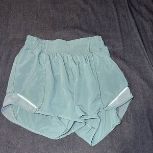 lululemon athletica Teal Hotty Hot Shorts
